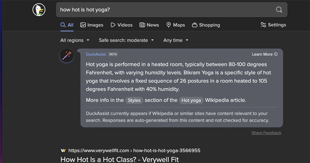 DuckDuckGo 也推 AI 搜尋,融入 OpenAI 與 Anthropic 雙 AI 技術的 DuckAssist 來了 - 電腦王阿達 DuckDuckGo 也推 AI 搜尋,融入 OpenAI 與 Anthropic 雙 AI 技術的 DuckAssist 來了 - 電腦王阿達
