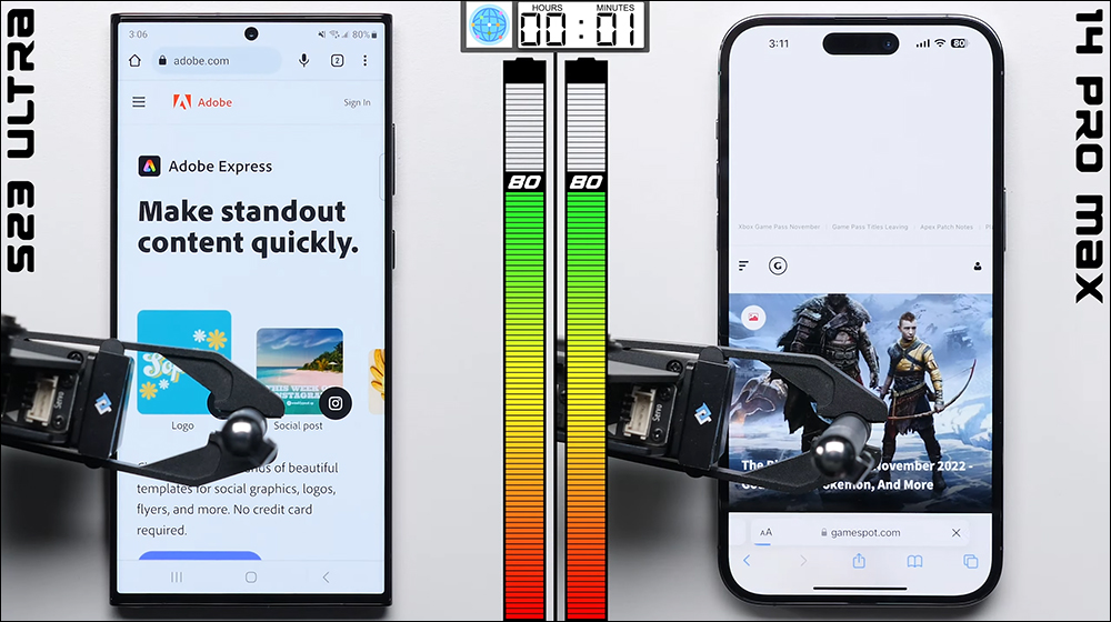 iPhone 14 Pro Max 與三星 Galaxy S23 Ultra 電力續航大對決,更持久的是它 - 電腦王阿達 iPhone 14 Pro Max 與三星 Galaxy S23 Ultra 電力續航大對決,更持久的是它 - 電腦王阿達