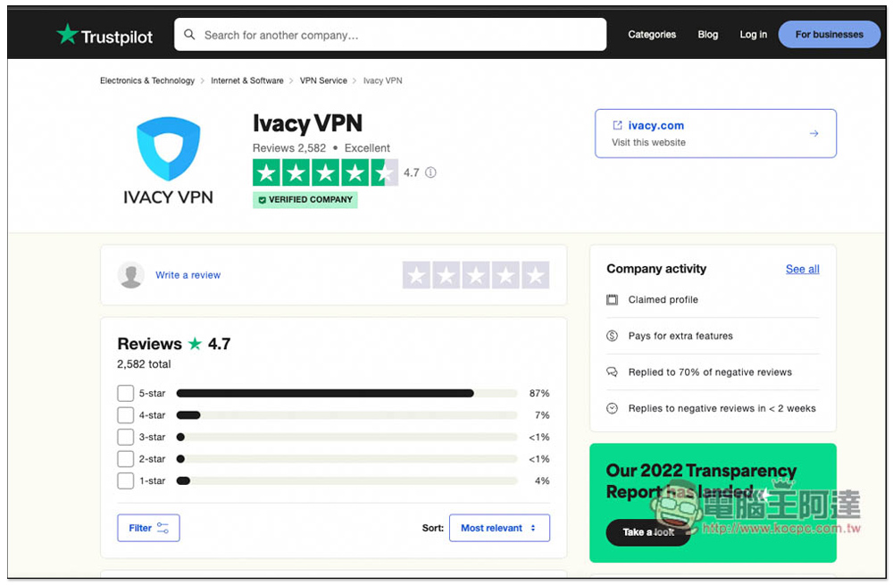 VPN 優惠即將結束!5 年方案換算每月只需 1 美金,輕鬆擁有更安全的上網、看 Netflix、YouTube 隱藏影片 - 電腦王阿達 VPN 優惠即將結束!5 年方案換算每月只需 1 美金,輕鬆擁有更安全的上網、看 Netflix、YouTube 隱藏影片 - 電腦王阿達