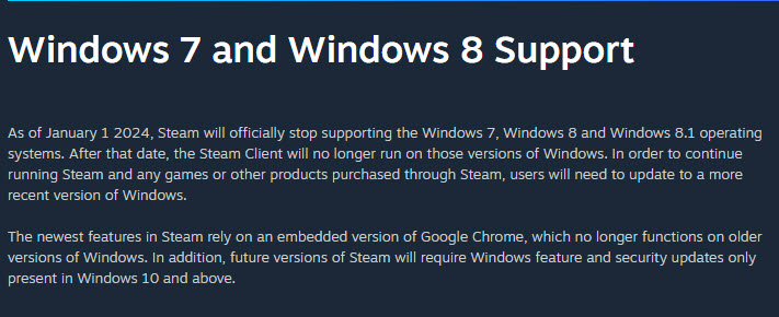 Steam宣布明年1月1日起 不再支援Windows 7及Windows 8系統 - 電腦王阿達 Steam宣布明年1月1日起 不再支援Windows 7及Windows 8系統 - 電腦王阿達
