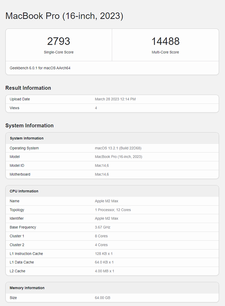 傳 Apple M3 單核心效能擊敗 12 核 M2 Max,多核心測試比 M2 Pro 快 12% - 電腦王阿達 傳 Apple M3 單核心效能擊敗 12 核 M2 Max,多核心測試比 M2 Pro 快 12% - 電腦王阿達