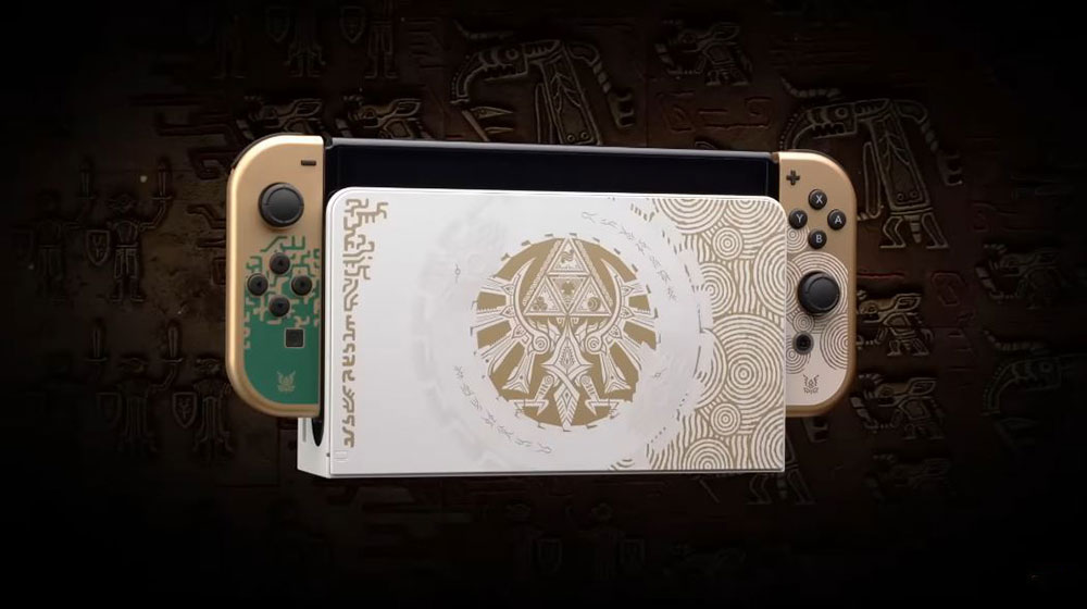 Nintendo Switch OLED 《薩爾達傳說 王國之淚》 特仕版確認發售，還有系列周邊超美登場 - 電腦王阿達