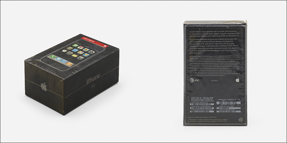 密封的初代 iPhone 與罕見的蘋果 Lucky you 貼紙一同拍賣，還有 X 光證明內容物是真貨（以 122.8 萬元新台幣拍出） - 電腦王阿達