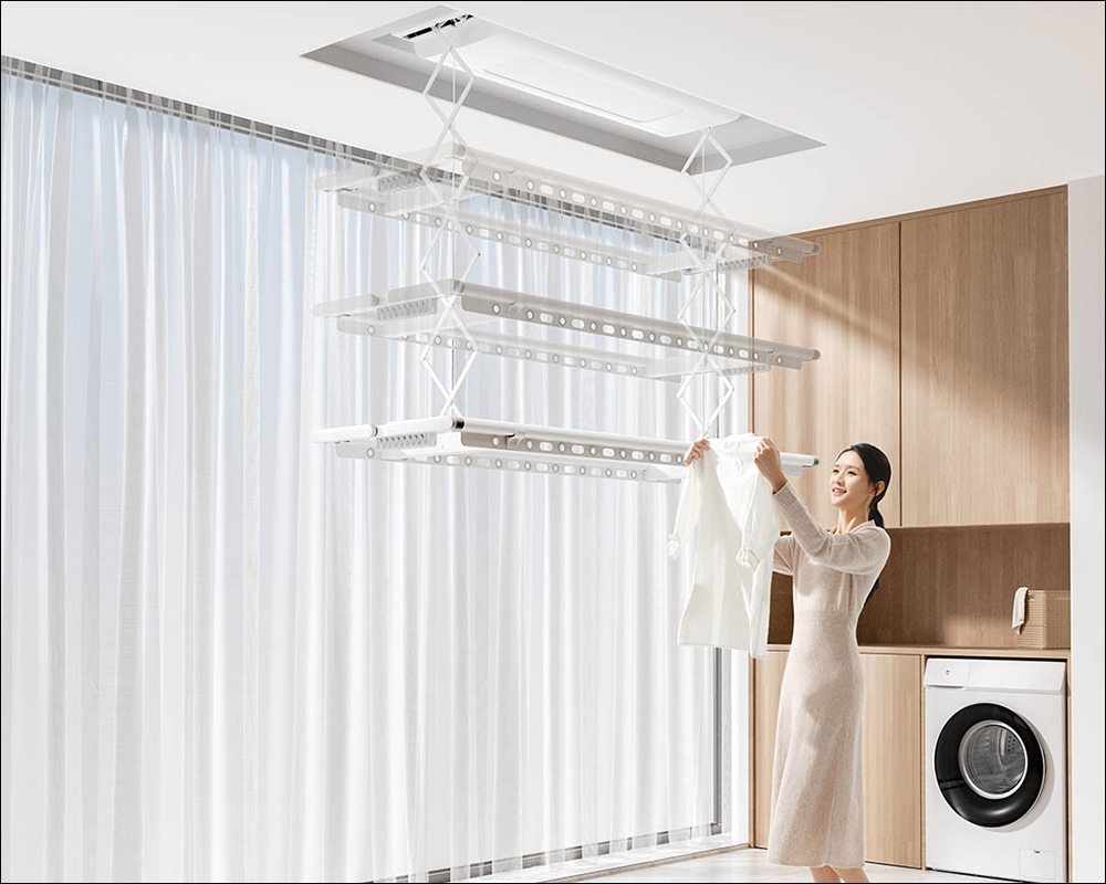 小米米家智慧晾衣機 1S 推出:採用隱藏式晾衣桿設計、具備廣域 LED 照明和 35 公斤承重 - 電腦王阿達 小米米家智慧晾衣機 1S 推出:採用隱藏式晾衣桿設計、具備廣域 LED 照明和 35 公斤承重 - 電腦王阿達