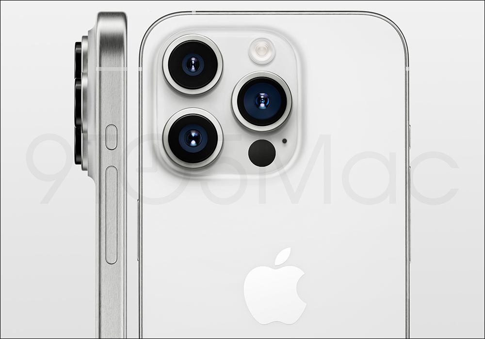 外媒釋出 iPhone 15 Pro 系列最完整的高清晰渲染圖,揭示了新的按鈕、巨大的相機凸起、顏色等更新 - 電腦王阿達 外媒釋出 iPhone 15 Pro 系列最完整的高清晰渲染圖,揭示了新的按鈕、巨大的相機凸起、顏色等更新 - 電腦王阿達