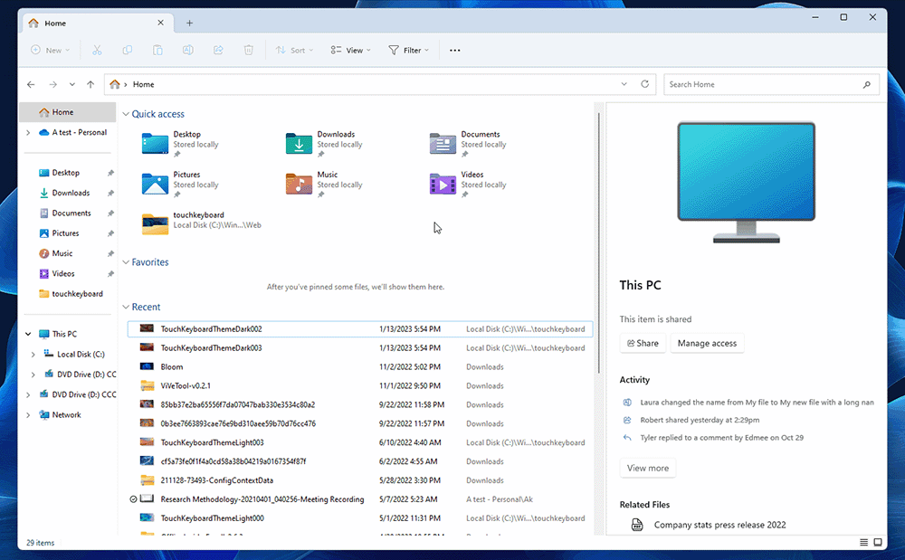 Windows 11 檔案總管即將迎來大更新,這些是外媒搶先分享的新改變 - 電腦王阿達 Windows 11 檔案總管即將迎來大更新,這些是外媒搶先分享的新改變 - 電腦王阿達