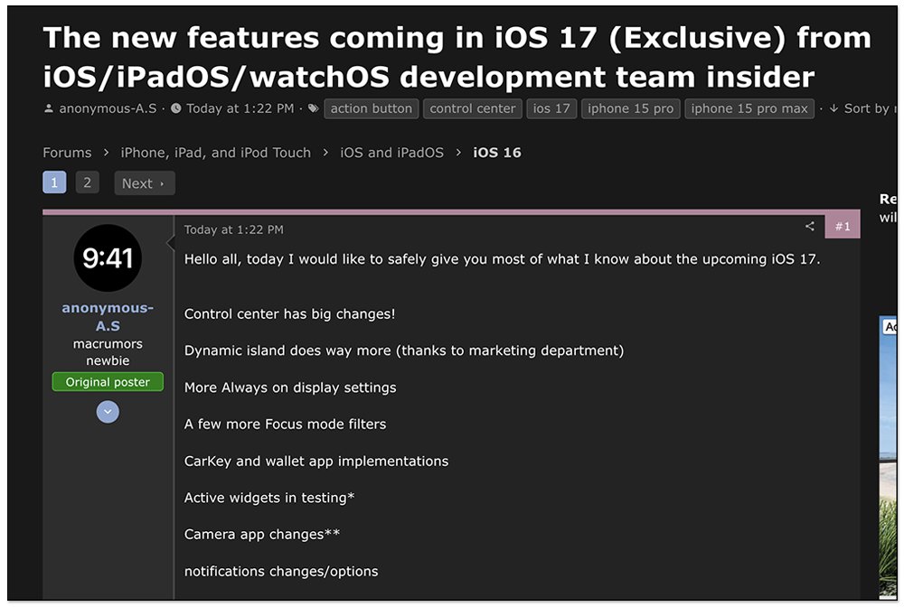 這些是 iOS 17 可能的新改變,更強大的搜尋功能、動態島和全新的控制中心等 - 電腦王阿達 這些是 iOS 17 可能的新改變,更強大的搜尋功能、動態島和全新的控制中心等 - 電腦王阿達