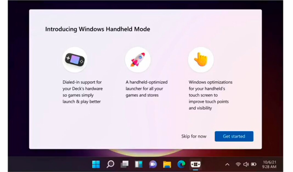 Microsoft began exploring a Steam Deck-like “handheld mode” game interface on Windows 11 – small tech news