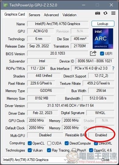 Intel Arc A750 開箱 - 13