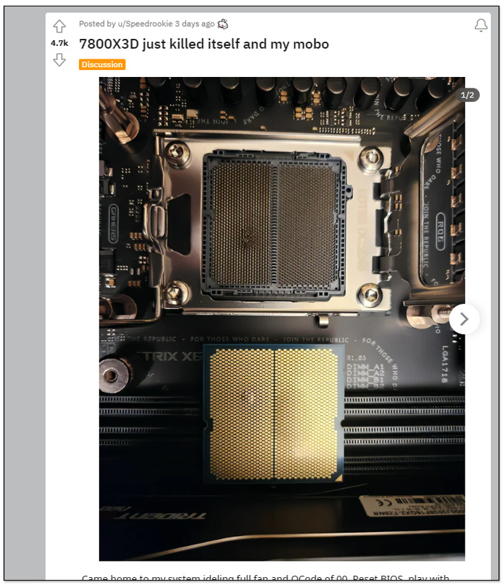 國外傳出多起 AMD Ryzen 7000X3D 處理器燒壞事件 - 電腦王阿達