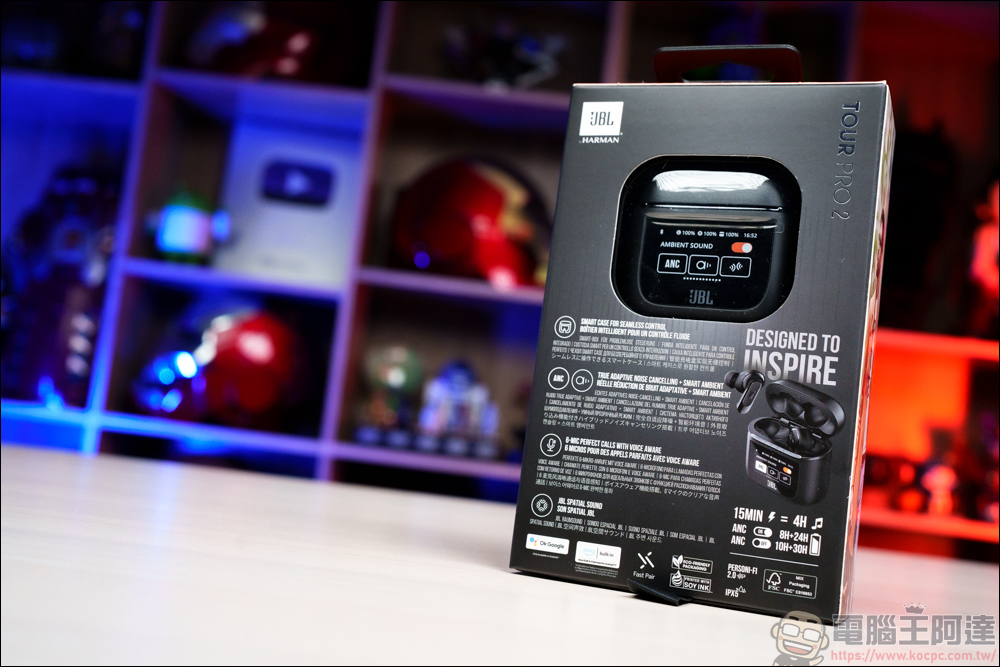 JBL Tour Pro 2 開箱:創新大膽的設計,讓真無線藍牙耳機有了觸控螢幕操作功能 - 電腦王阿達 JBL Tour Pro 2 開箱:創新大膽的設計,讓真無線藍牙耳機有了觸控螢幕操作功能 - 電腦王阿達