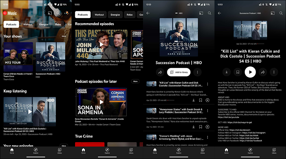 YouTube Music 正式推出免費 Podcasts 服務，率先在美國市場上線 - 電腦王阿達