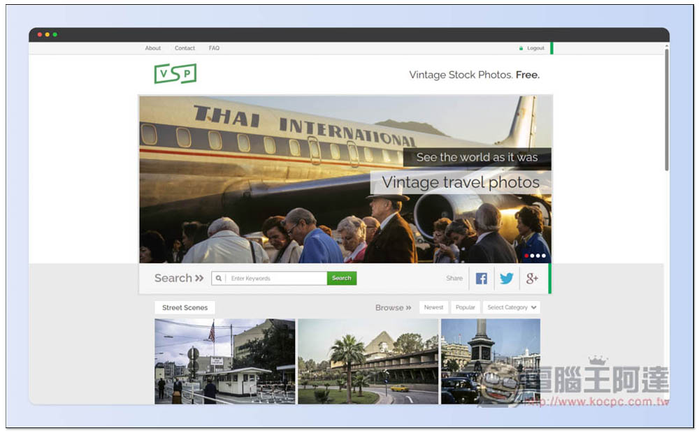 Vintage Stock Photos 專門提供復古照片素材的免費圖庫網站，個人、商用皆可 - 電腦王阿達