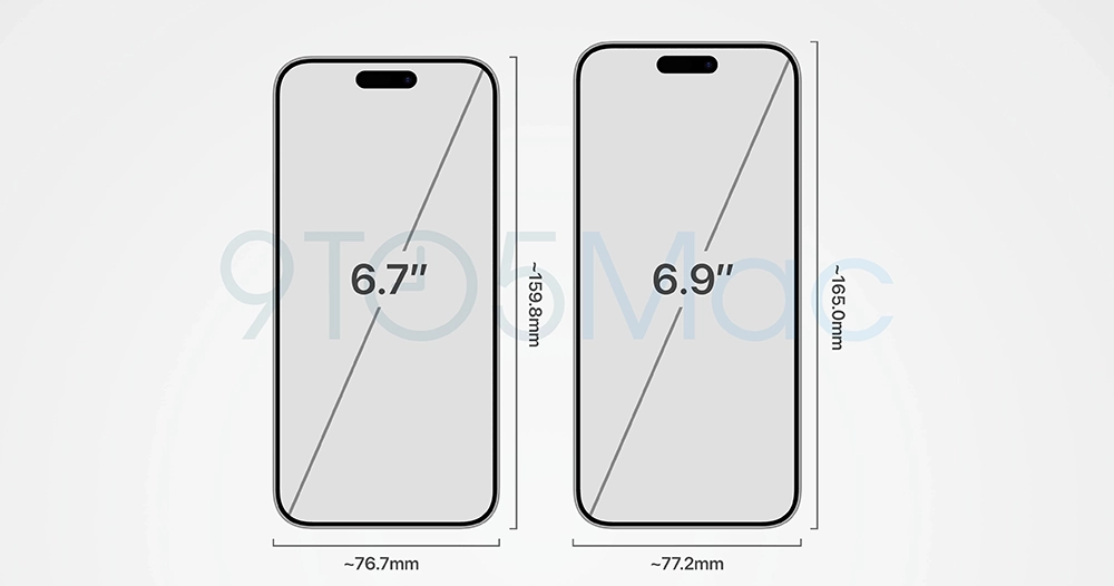 iPhone 16 Ultra 到底螢幕有多大?模擬圖直接與 6.7 吋的 Pro Max 比一比 - 電腦王阿達 iPhone 16 Ultra 到底螢幕有多大?模擬圖直接與 6.7 吋的 Pro Max 比一比 - 電腦王阿達