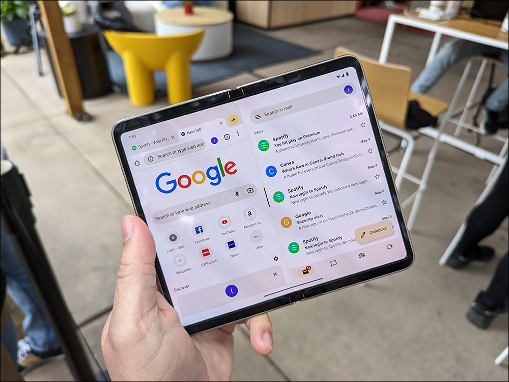 外媒實測發現 Google Pixel Fold 無法完全展開 180度 - 電腦王阿達 外媒實測發現 Google Pixel Fold 無法完全展開 180度 - 電腦王阿達