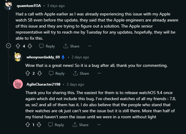 更新 watchOS 9.5 之後 Apple Watch 螢幕出現綠色色調嗎?國外很多人都有碰到 - 電腦王阿達 更新 watchOS 9.5 之後 Apple Watch 螢幕出現綠色色調嗎?國外很多人都有碰到 - 電腦王阿達
