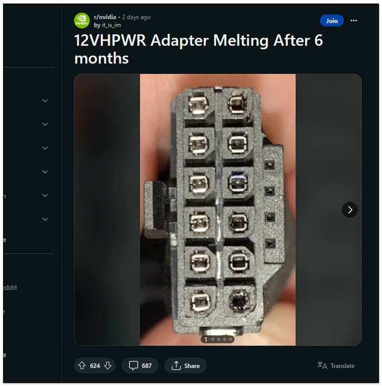 NVIDIA RTX 4090 的 16Pin 電源線又燒毀了,國外傳出最新 3 個案例 - 電腦王阿達 NVIDIA RTX 4090 的 16Pin 電源線又燒毀了,國外傳出最新 3 個案例 - 電腦王阿達