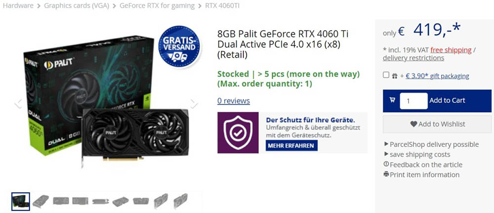 也太冷清，日媒報導 GeForce RTX 4060 Ti 開賣後竟然只有一個人購買 - 電腦王阿達