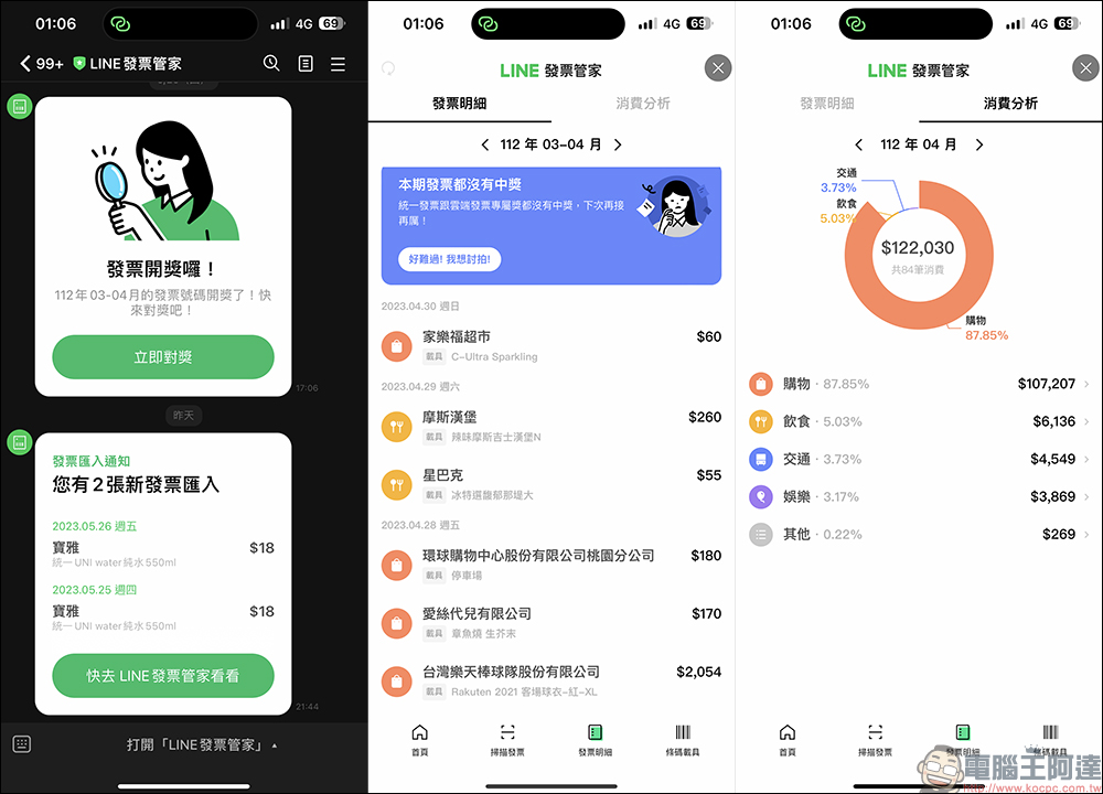 LINE發票管家:統一發票對獎教學,3 種方法快速對發票 - 電腦王阿達 LINE發票管家:統一發票對獎教學,3 種方法快速對發票 - 電腦王阿達