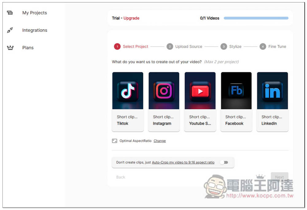 Munch 透過 AI 一鍵將影片自動剪輯成 YouTube Shorts、Facebook、TikTok 短影片、支援 YouTube 影片網址 - 電腦王阿達 Munch 透過 AI 一鍵將影片自動剪輯成 YouTube Shorts、Facebook、TikTok 短影片、支援 YouTube 影片網址 - 電腦王阿達