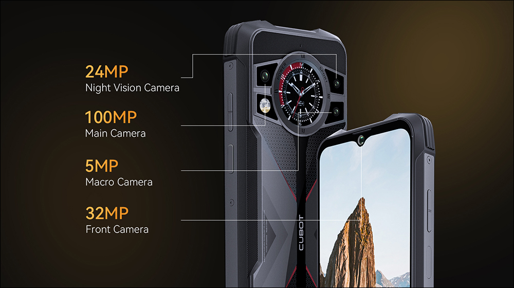 Cubot 推出 KingKong 9 智慧手機：配備 10600mAh 超大電池、1.08 億像素相機、120Hz 更新率主螢幕，背面還有手錶螢幕 - 電腦王阿達