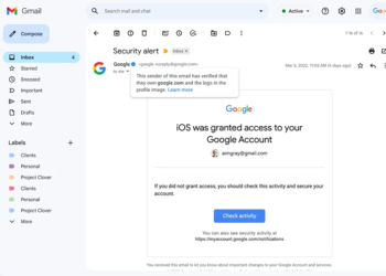 Gmail 寄件人也有藍勾勾圖示了！來幫助用戶過濾危險、釣魚郵件