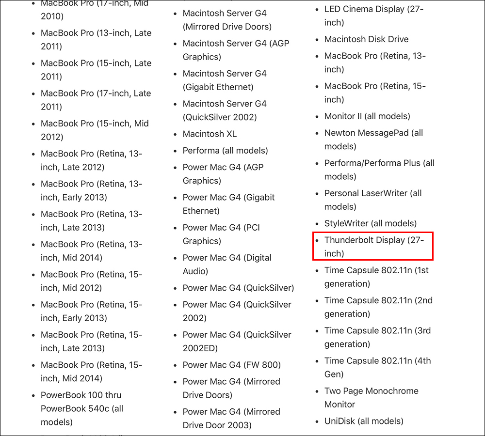 蘋果將初代 iPad Air 以及 Thunderbolt 顯示器現已成為過時產品 - 電腦王阿達 蘋果將初代 iPad Air 以及 Thunderbolt 顯示器現已成為過時產品 - 電腦王阿達