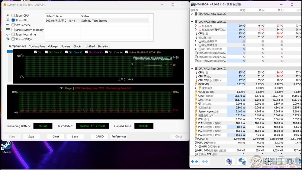 MSI Stealth 14 Studio A13V 效能測試 - 23 MSI Stealth 14 Studio A13V 效能測試 - 23