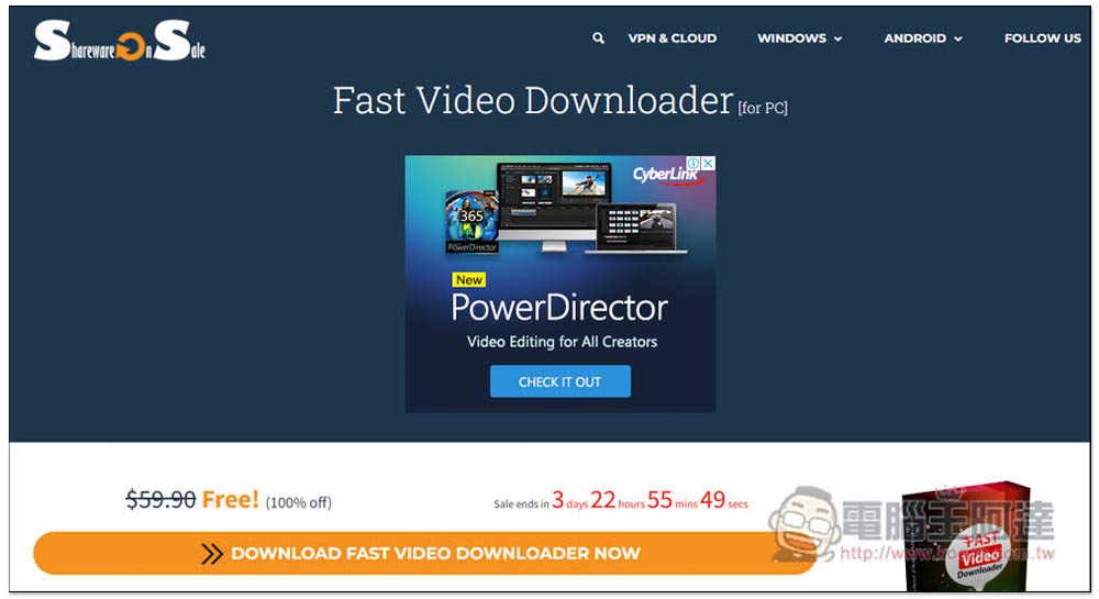 Fast Video Downloader 超強影音下載軟體限免!支援超過 1,000 網站、8K 畫質、並內建螢幕錄影 - 電腦王阿達 Fast Video Downloader 超強影音下載軟體限免!支援超過 1,000 網站、8K 畫質、並內建螢幕錄影 - 電腦王阿達