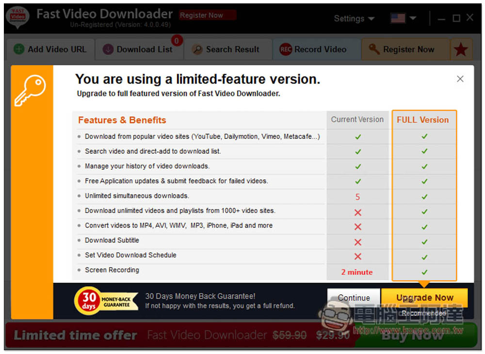 Fast Video Downloader 超強影音下載軟體限免!支援超過 1,000 網站、8K 畫質、並內建螢幕錄影 - 電腦王阿達 Fast Video Downloader 超強影音下載軟體限免!支援超過 1,000 網站、8K 畫質、並內建螢幕錄影 - 電腦王阿達
