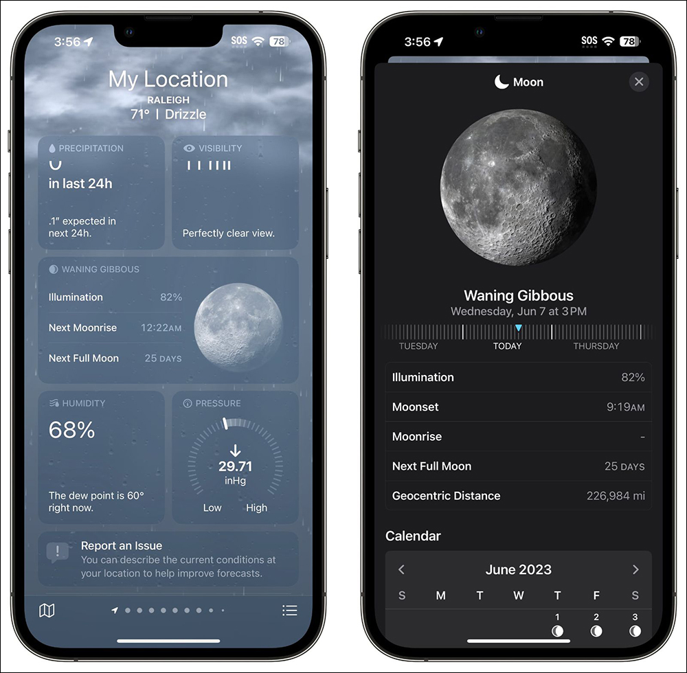 外媒展示 iOS 17 天氣 App 全新功能與介面 - 電腦王阿達 外媒展示 iOS 17 天氣 App 全新功能與介面 - 電腦王阿達