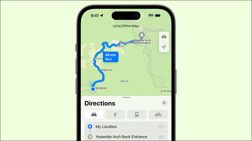 Apple 地圖終於將支援「下載地圖」功能，允許用戶使用離線導航功能 - 電腦王阿達