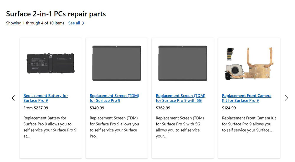 微軟開始在自家網站販售Surface Pro、Laptop 與 Studio自行維修零件 - 電腦王阿達 微軟開始在自家網站販售Surface Pro、Laptop 與 Studio自行維修零件 - 電腦王阿達