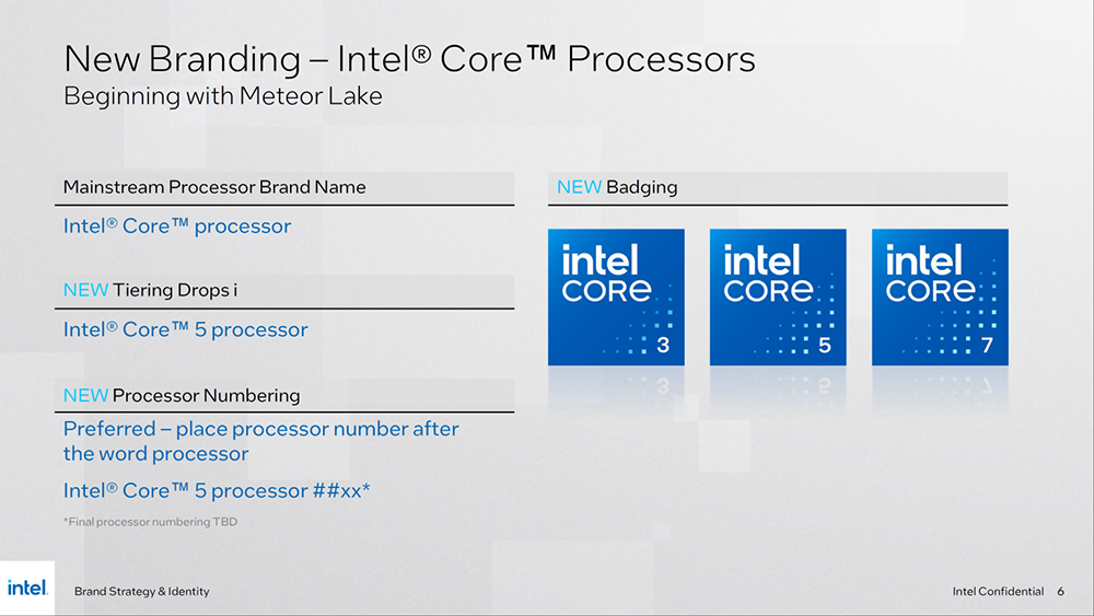 Core i 系列命名成為歷史！Inte 推出重大品牌更新，將從下一代 Meteor Lake 開始 - 電腦王阿達