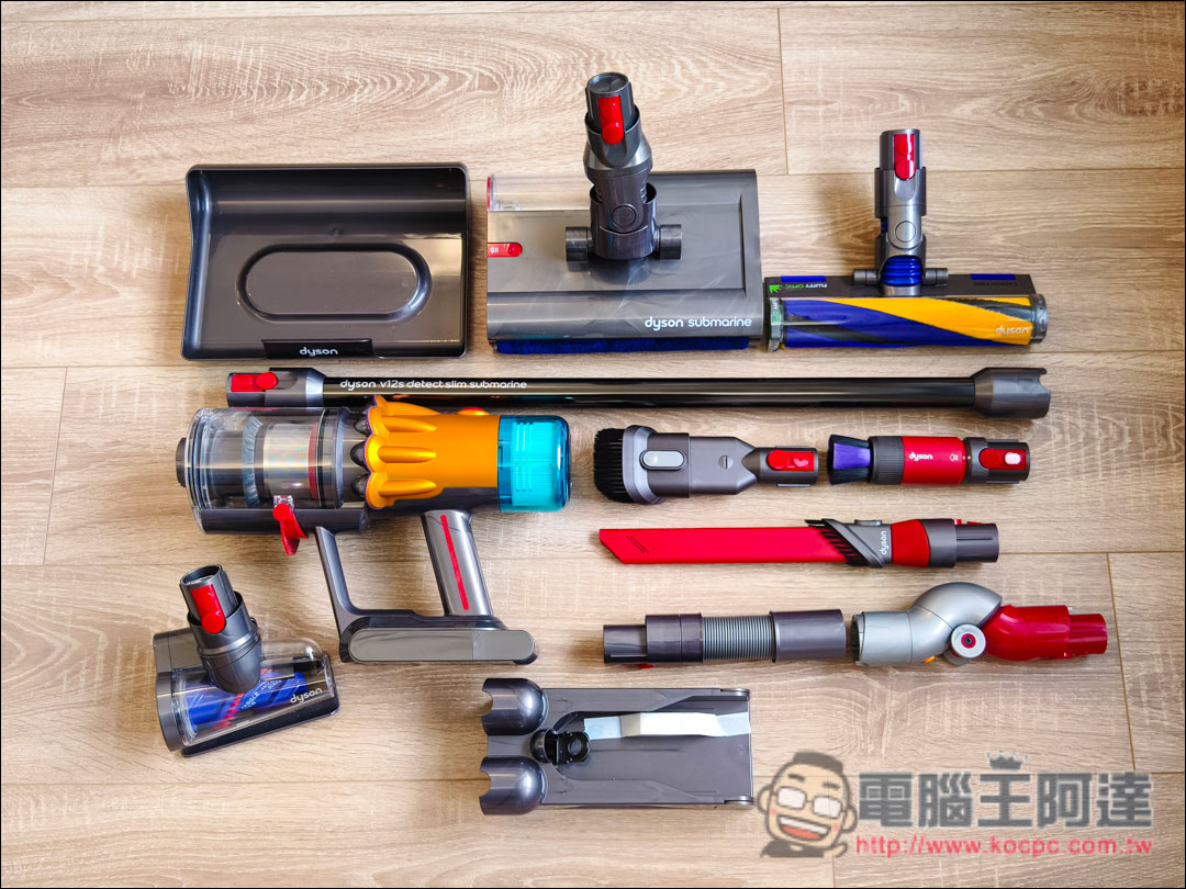 Dyson V12s Detect Slim Submarine 乾濕全能洗地吸塵器開箱:可乾吸、洗地的黑科技掃地神器 - 電腦王阿達 Dyson V12s Detect Slim Submarine 乾濕全能洗地吸塵器開箱:可乾吸、洗地的黑科技掃地神器 - 電腦王阿達