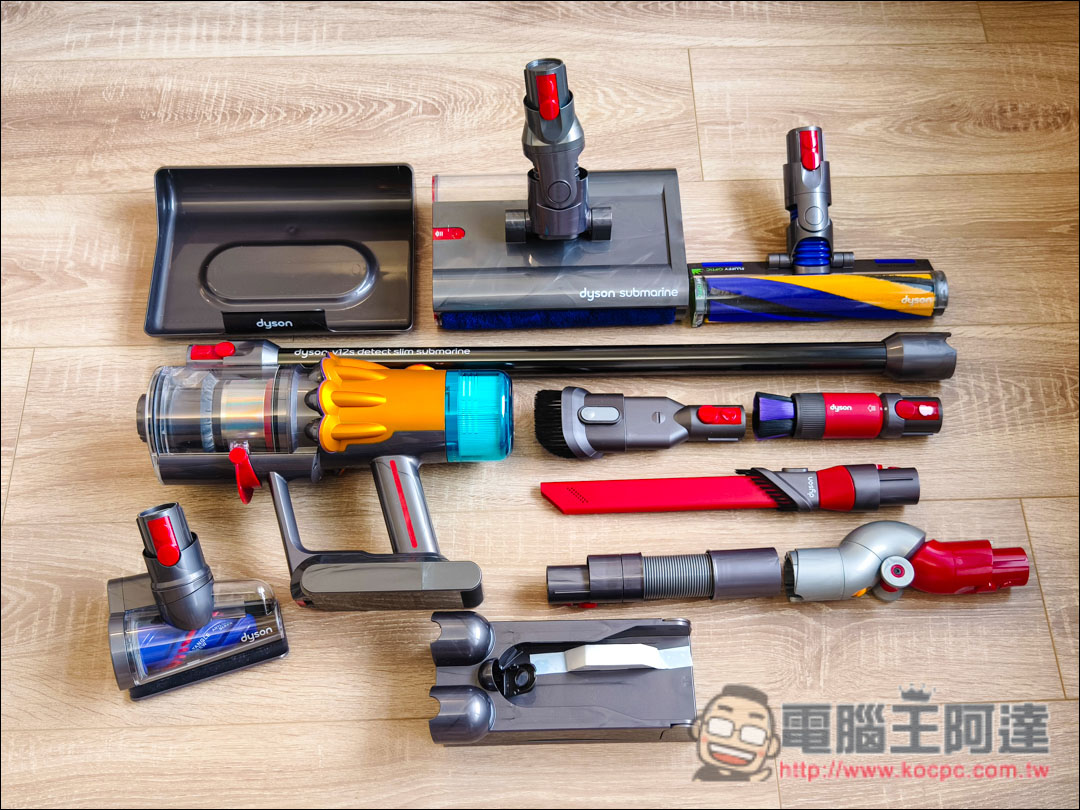 Dyson V12s Detect Slim Submarine 乾濕全能洗地吸塵器開箱:可乾吸、洗地的黑科技掃地神器 - 電腦王阿達 Dyson V12s Detect Slim Submarine 乾濕全能洗地吸塵器開箱:可乾吸、洗地的黑科技掃地神器 - 電腦王阿達