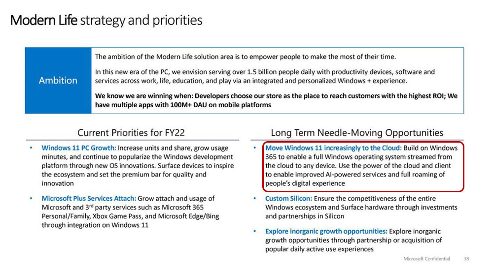Microsoft 計劃將 Windows 放在雲端供一般消費者使用 - 電腦王阿達