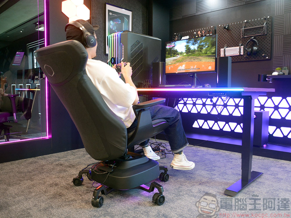 Cooler Master × D-BOX Motion 1 超體感電競椅開箱體驗：開啟沉浸式影音娛樂大門 - 電腦王阿達