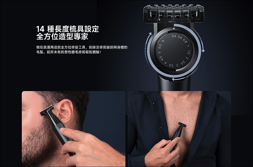小米 Xiaomi 電動修鬍刀推出:創新三向刀片、多功能合一,輕鬆自信有型 - 電腦王阿達 小米 Xiaomi 電動修鬍刀推出:創新三向刀片、多功能合一,輕鬆自信有型 - 電腦王阿達