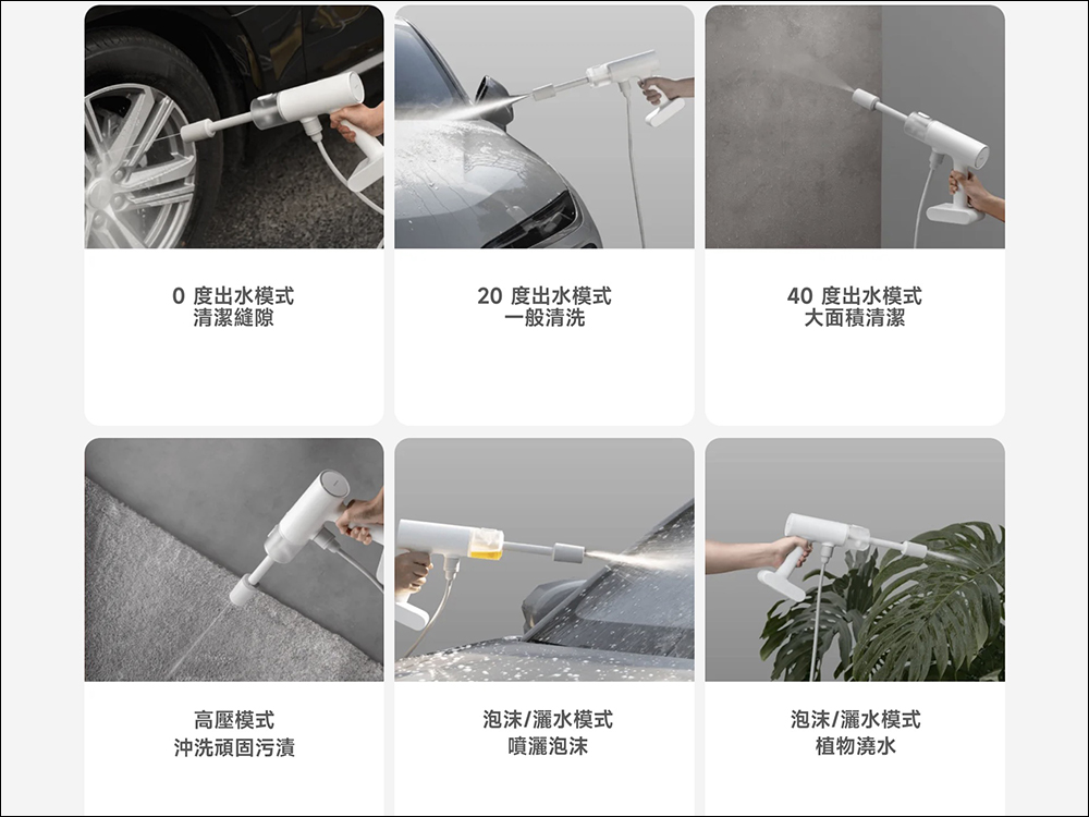 小米 Xiaomi 無線洗車機在台開賣:5 種出水模式、2000mAh 大電量,無線清洗好方便! - 電腦王阿達 小米 Xiaomi 無線洗車機在台開賣:5 種出水模式、2000mAh 大電量,無線清洗好方便! - 電腦王阿達
