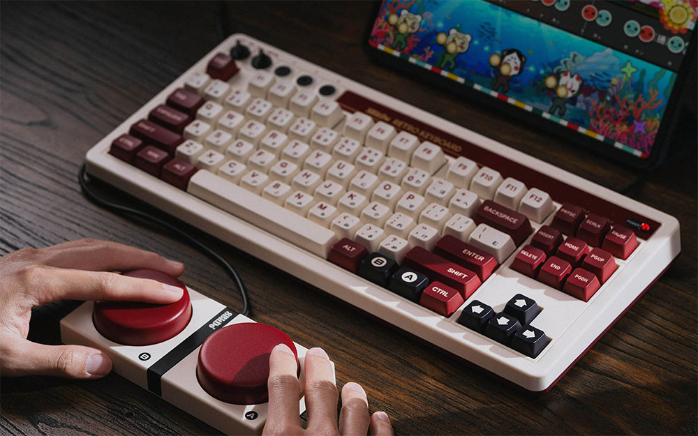 8BitDo 觸角伸向機械式鍵盤，首波推出致敬經典遊戲主機新品 - 電腦王阿達