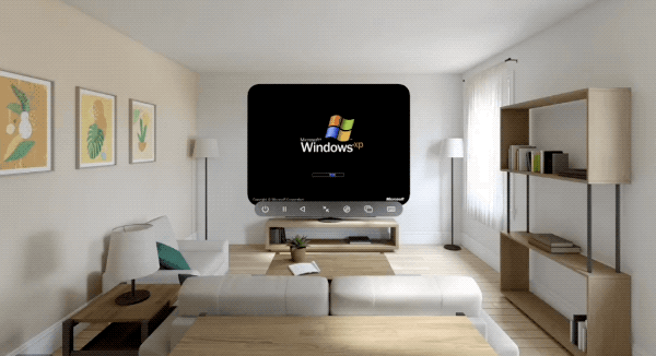 想不到 Apple Vision Pro 居然可以跑 Windows XP,開發者有勇氣拿去原型機上跑嗎? - 電腦王阿達 想不到 Apple Vision Pro 居然可以跑 Windows XP,開發者有勇氣拿去原型機上跑嗎? - 電腦王阿達