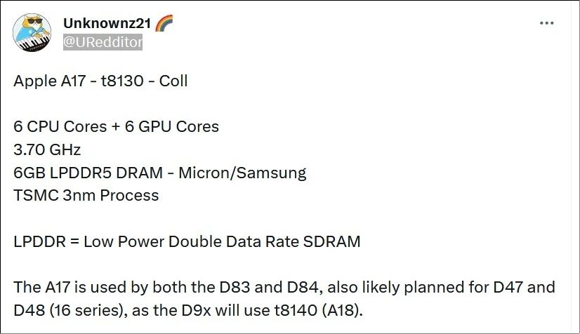 傳 iPhone 15 Pro 用的 A17 晶片會增加 GPU 核心,記憶體則維持 6GB - 電腦王阿達 傳 iPhone 15 Pro 用的 A17 晶片會增加 GPU 核心,記憶體則維持 6GB - 電腦王阿達