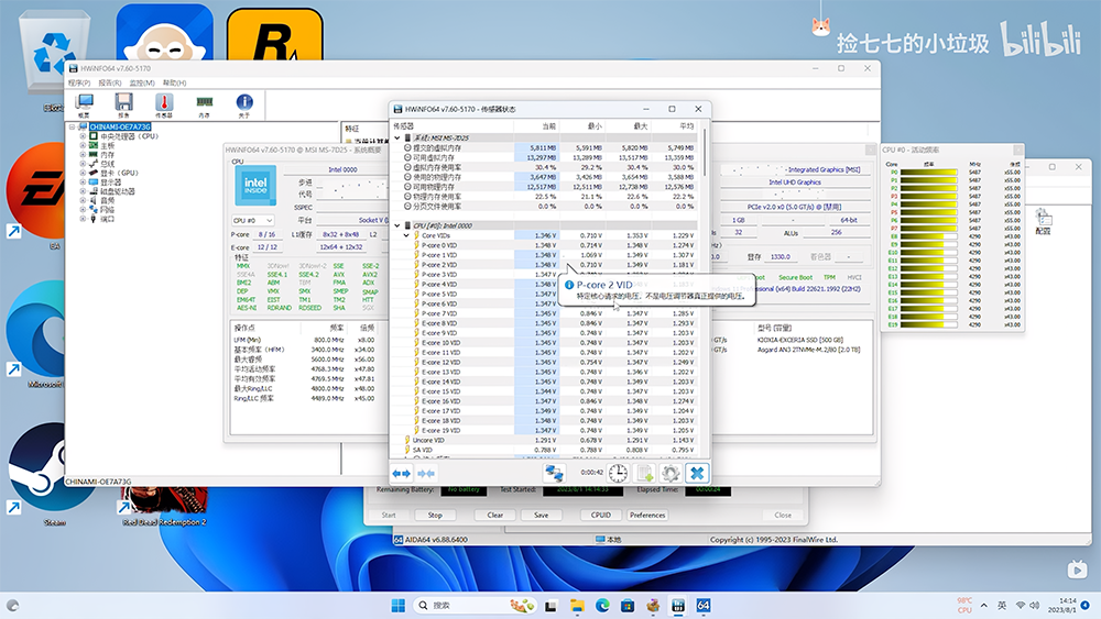 真正的 i7-14700K ES 實測現身,比 13700K 提升 17%,最高可超頻到 5.8GHz - 電腦王阿達 真正的 i7-14700K ES 實測現身,比 13700K 提升 17%,最高可超頻到 5.8GHz - 電腦王阿達