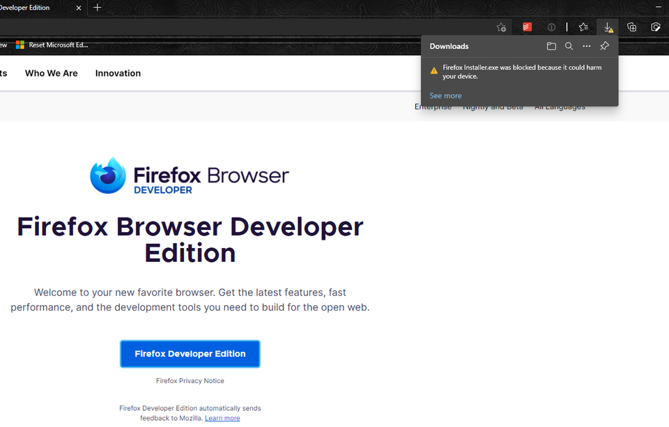 Microsoft Edge 被人發現將 Chrome 安裝檔判定成「潛在有害應用」,不過應該是意外 - 電腦王阿達 Microsoft Edge 被人發現將 Chrome 安裝檔判定成「潛在有害應用」,不過應該是意外 - 電腦王阿達