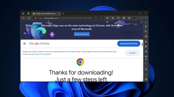 Microsoft Edge 被人發現將 Chrome 安裝檔判定成「潛在有害應用」,不過應該是意外 - 電腦王阿達 Microsoft Edge 被人發現將 Chrome 安裝檔判定成「潛在有害應用」,不過應該是意外 - 電腦王阿達