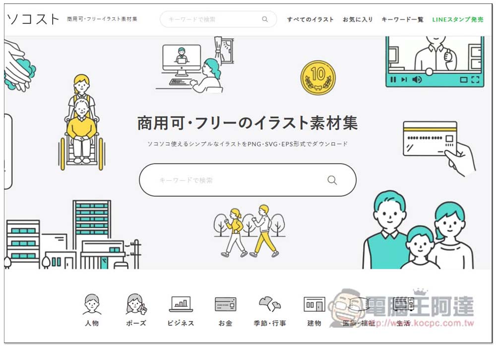 Soco-st 提供大量可商用的日本可愛插圖免費素材,PNG/SVG/EPS 格式都有 - 電腦王阿達 Soco-st 提供大量可商用的日本可愛插圖免費素材,PNG/SVG/EPS 格式都有 - 電腦王阿達