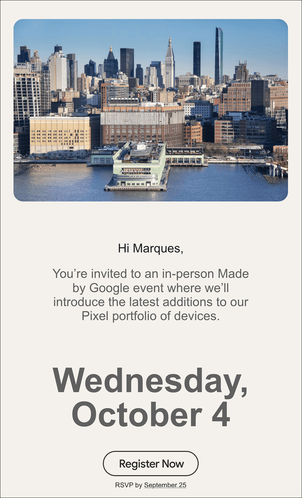 Google Pixel 8 系列也要來了!Google 發出邀請函,將於台灣時間 10/5 凌晨舉行 Pixel 新品發表會 - 電腦王阿達 Google Pixel 8 系列也要來了!Google 發出邀請函,將於台灣時間 10/5 凌晨舉行 Pixel 新品發表會 - 電腦王阿達