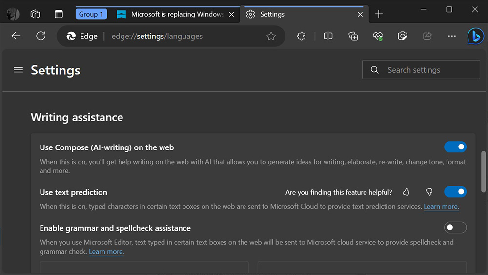 Microsoft Edge 正在測試一項全新「AI 寫作」功能,使用 ChatGPT 和 Bing AI - 電腦王阿達 Microsoft Edge 正在測試一項全新「AI 寫作」功能,使用 ChatGPT 和 Bing AI - 電腦王阿達