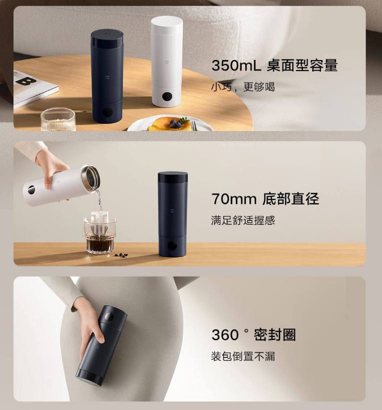 「小米米家便攜電熱杯2」正式登場,6 檔調溫、8分鐘加熱、支援多國通用電壓 - 電腦王阿達 「小米米家便攜電熱杯2」正式登場,6 檔調溫、8分鐘加熱、支援多國通用電壓 - 電腦王阿達